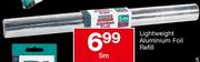 House Brand Lightweight Aluminium Foil Refill-5m