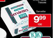 House Brand Serviettes-100's