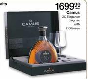 Camus XO Elegance Cognac With 2 Glasses-750Ml