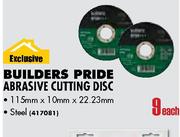 Exclusive Builders Pride Abrasive Cutting Disc-115mmx10mmx22.23mm
