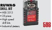 Ruwag Drill Bit-HSS 3313
