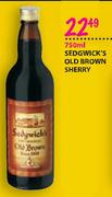 Sedgwick's Old Brown Sherry-750ml