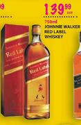 Johnnie Walker Red Label Whisky-750ml Each