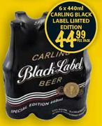 Carling Black Label Limited Edition-6x440ml Per Pack