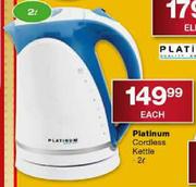 Platinum Cordless Kettle-2l