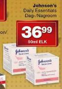 Johnson's Daily Essentials Dag-/Nagroom-50ml Elk