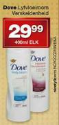 Dove Lyfvloeiroom Verskeidenheid-400ml Elk