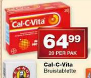 Cal-C-Vita Bruistablette-20's Per Pak