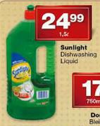 Sunlight Dishwashing Liquid-1.5l