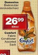 Comfort Fabric Conditioner Assorted-800ml
