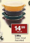 Libby Soup Bowl Assorted-each