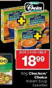 Checkers' Choice Instant Soup-3 x 60gm 