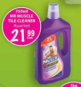 Mr. Muscle Tile Cleaner Assorted-750ml Each 