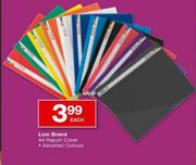 Lion Brand A4 Report Cover-Each