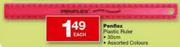 Penflex Plastic Ruler-Each 