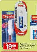 Pentel Flat Correction Pen-Each