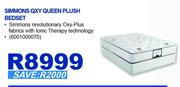 Simmons Qxy Queen Plush Bed Set