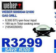 Weber Q1000 Gas Grill 50060044