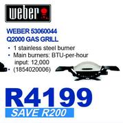 Weber Q2000 Gas Grill 53060044