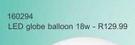 18W LED Globe Balloon