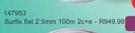 Surfix Flat 2.5mm 100m-2c+e