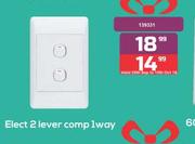 Elect 2 Lever Comp-1 Way