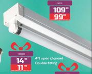 4ft Open Channel Double Fitting