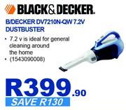 Black & Decker DV7210N-QW 7.2V Dustbuster