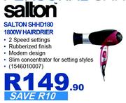 Salton SHHD180 1800W Hairdryer
