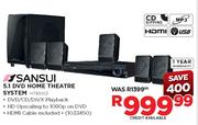 Sansui 5.1 DVD Home Theatre System-HTB1003