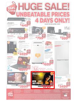Hifi Corp : Huge Sale (25 Apr - 28 Apr 2013), page 1