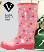 V Ladies Lucille Pink-Each