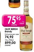 Olof Bergh Brandy-12X750ml