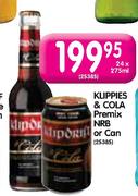 Klippies & Cola Premix NRB Or Can-24X275ml