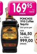 Ponchos 1910 Coffee Tequila-1X750ml