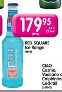 Red Square Ice Range-24X275ml