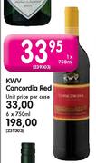 KWV Concordia Red-6X750ml
