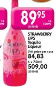 Strawberry Lips Tequila Liqueur-6X750ml
