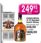 Chivas Regal 12 Yo Blended Scotch Whisky-6X750ml
