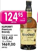 Klipdrift Premium Brandy-12X750ml