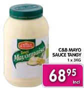 C&B Mayo Sauce Tangy-1x3Kg