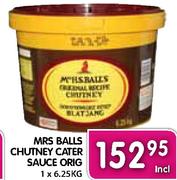 MRS Balls Chutney Cater Sauce Orig-1x6.25Kg