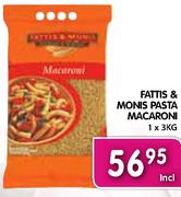 Fattis & Monis Pasta Macaroni-1x3Kg