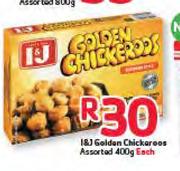 I&J Golden Chickeroos Assorted-400g