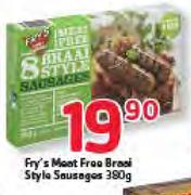 Fry's Meat free Braai Style Sausages-380g