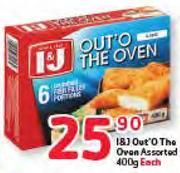 I&J Out'O The Oven Assorted-400g