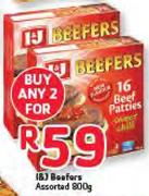I&J beefers Assorted-2x800g