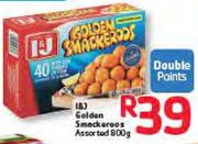 I&J Golden Smackeroos Assorted-800g