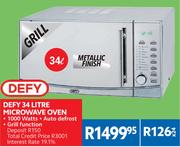 Defy 34L Microwave Oven 1000W
