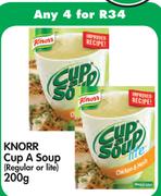 Knorr Cup A Soup (Regular Or Lite)-4 x 200g